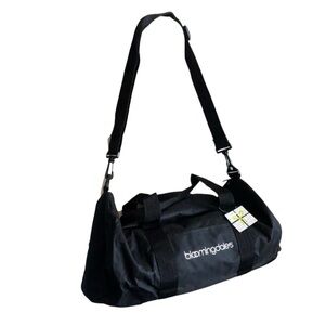 Black canvas tote/duffel bag overnight bag ,gym sports GWP Bloomingdale’s